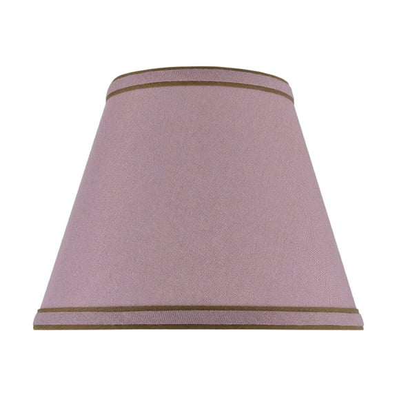 Aspen Creative Corporation 9'' Faux Linen Textured Fabric Empire Lamp Shade