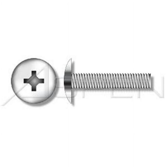 Aspen Fasteners 0.375-16 x 0.75 in. Truss Phillips Machine Screws - 18-8 Stainless Steel - 600 Pieces