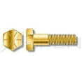 thumbnail image 1 of Aspen Fasteners AMBO022-3824X34-003300 0.37 in.-24 x 0.75 in. Hex Head Cap Screws & Bolts UNF Fine Thread Grade 8 Steel, Yellow Zinc - 3300 Piece, 1 of 1