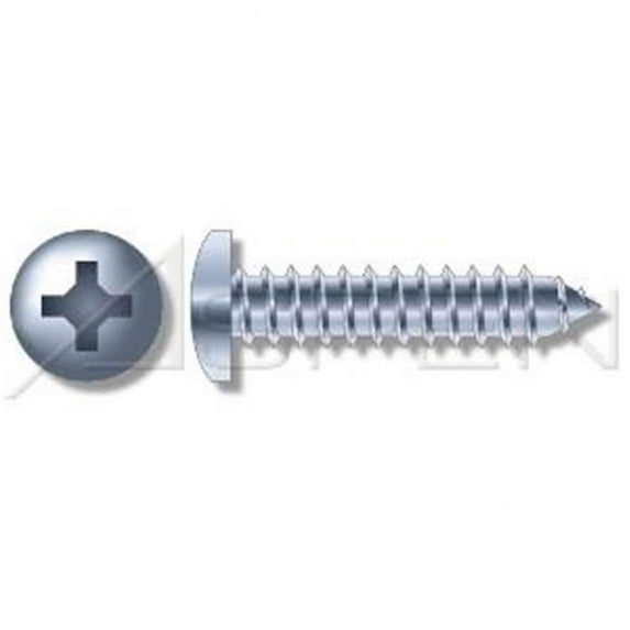 Aspen Fasteners No.10 x 0.375 in. Pan Phillips Drive Type AB Full Thread Self-Tapping Sheet Metal Screws - Steel - Zinc Plated - 20000 Pieces