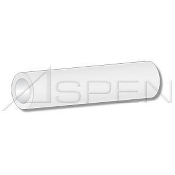 Aspen Fasteners No.6 x 0.18 in. Round Spacers, 0.31 in. Diameter - Type 6 by 6 - Nylon - 3000 Piece
