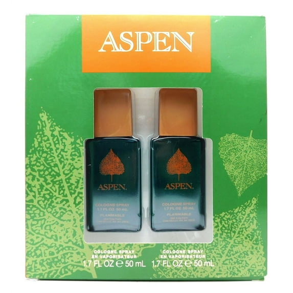 Aspen Fragrance Gift Set: Cologne Spray X 2 (Each 1.7 Fl Oz.)