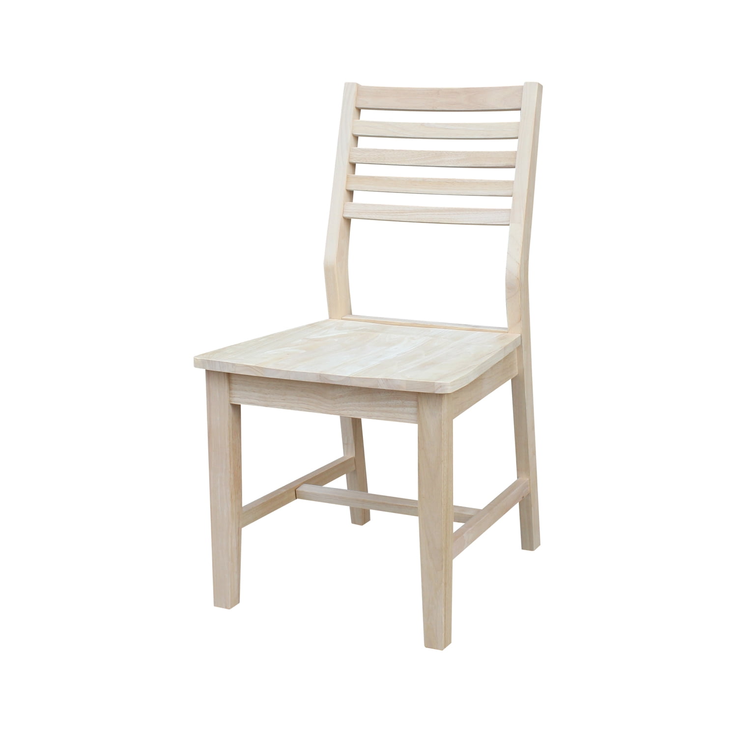 Highland Brown Solid Wood Ladderback Dining Side Chair
