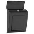 thumbnail image 1 of Aspen Locking Wall Mount Mailbox Black, 1 of 8