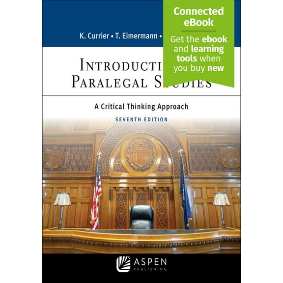 Aspen Paralegal: Introduction to Paralegal Studies: A Critical Thinking Approach [Connected Ebook] (Paperback)