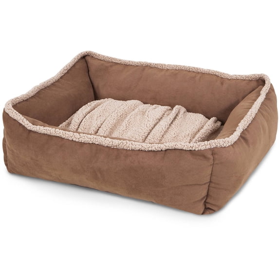 Aspen Pet 24" x 20" Shearling Rectangular Lounger
