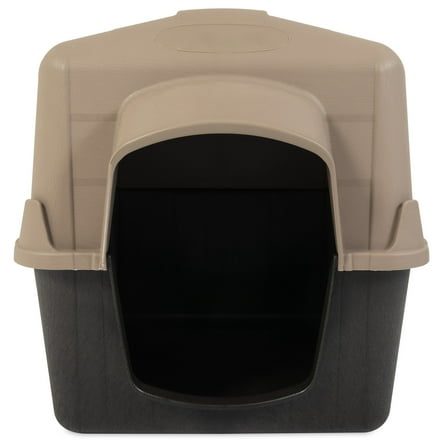 Aspen Petbarn 3 Doghouse, Tan, for Dogs 50 to 70 Pounds