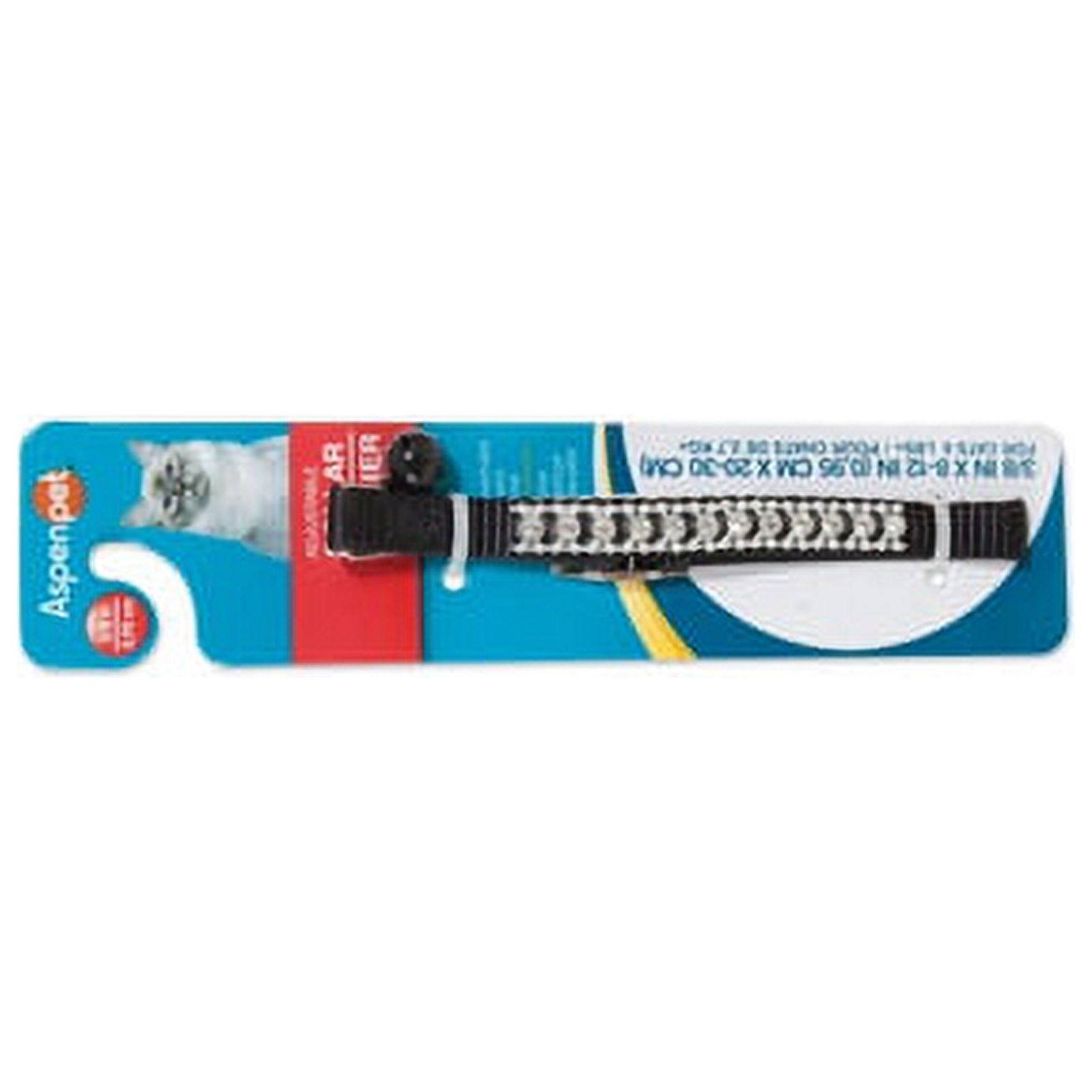 Aspen Pet Black Nylon Cat Adjustable Collar