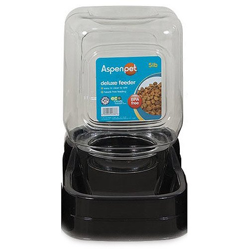 Aspen Pet Deluxe Dog and Cat Feeder, 5 lbs, 2 Count