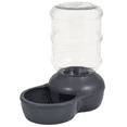 thumbnail image 1 of Aspen Pet Lebistro Gravity Waterer Water Bowl Station for Cats and Dogs, 2.5 gallon, Black, 1 of 8
