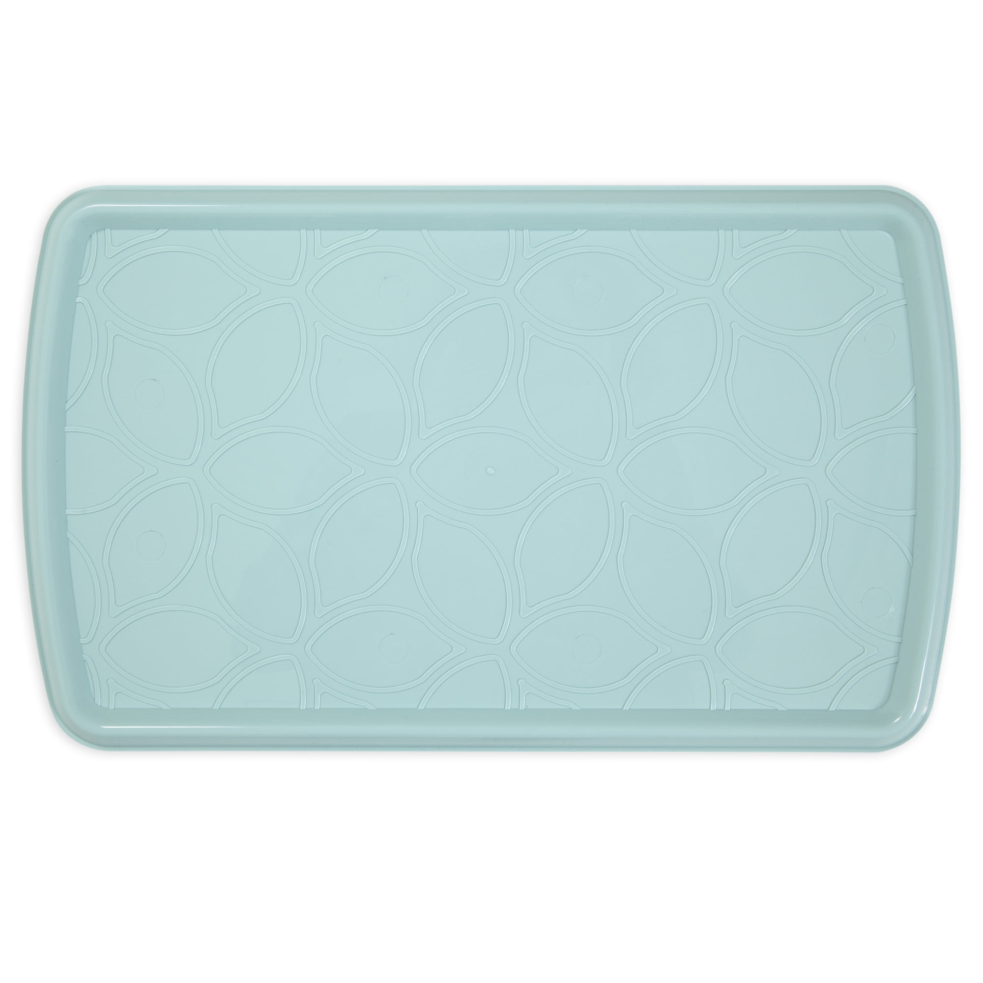 Aspen Pet Rimmed Pet Food and Water Bowl Non Skid Food Safe Mat, for Cats and Dogs, 19" x 11.5" x 0.45"
