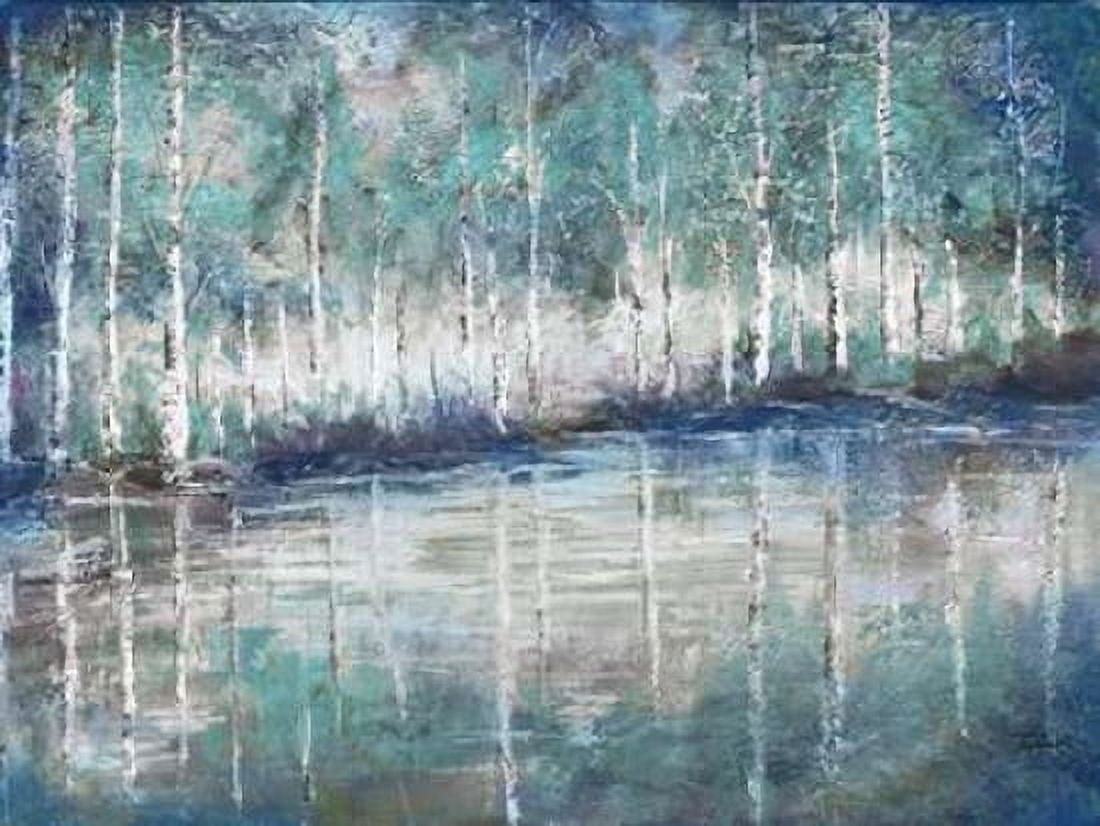 Aspen Pond Canvas Art - Tre Sorelle Studios (22 x 28)