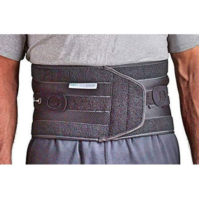 Aspen QuikDraw Pro Back Brace XLarge Adult Black