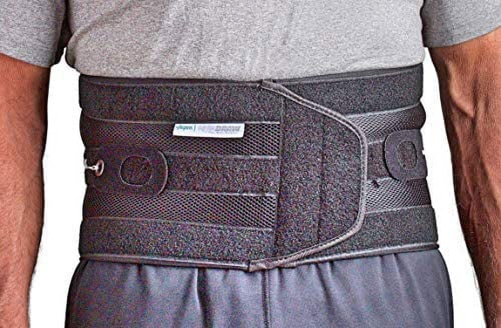 Aspen QuikDraw Pro Back Brace X-Large Adult Black