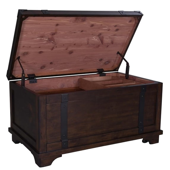 Aspen Skies Medium Brown 3 Piece Set (1-Cocktail 2-End Tables)