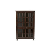 Moti Aspen Glass Cabinet in Brown