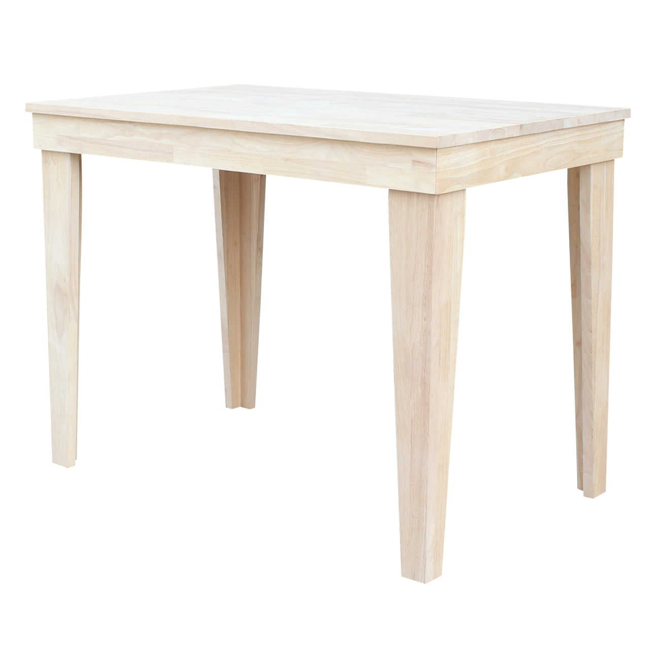 Aspen Solid Wood Top Counter Height Table Unfinished