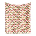 thumbnail image 1 of Aspen Tree Soft Flannel Fleece Blanket, Autumn Leaves Branches Various Toned Fall Spring Summer Season Leafage Pattern, Cozy Plush for Indoor and Outdoor Use, 50" x 70", Multicolor, by Ambesonne, 1 of 6