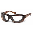 thumbnail image 1 of Aspen Wind Blocking Padded Foam Photochromic Sunglasses for Outdoors, 100% UVA + UVB Protection, Dark Tortoise Frame/Pink to Rose Lens, 1 of 4
