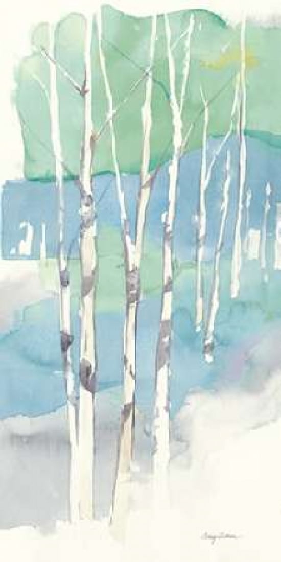 Aspens Panel II v2 Canvas Art - Avery Tillmon (24 x 48)