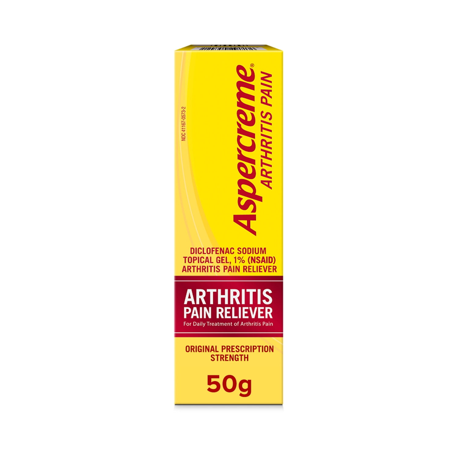 Aspercreme Prescription Strength Arthritis Pain Reliever, Topical Diclofenac Sodium Gel for Pain Relief, 1.76 oz