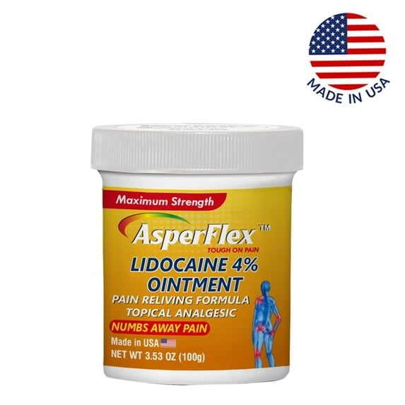 Asperflex™ Lidocaine 4% Ointment