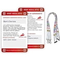 thumbnail image 1 of RAYCCI  2 Pcs Asperger's Syndrome Medical Information Card with Writable Panel & Patterned Lanyard, Standard Size Emergency Contact Card, 1 of 7