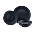 thumbnail image 1 of Aspero Stoneware Dinnerware Set, Black - 12 Piece, 1 of 1
