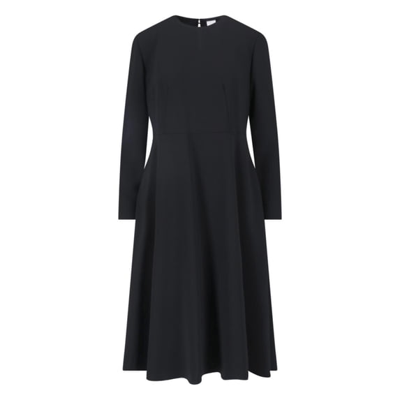 black dress with fishnets MOSCHINO FISHNET BEADING Size:BLACK, Medium Black & White Dress Cowl Neck Dress
