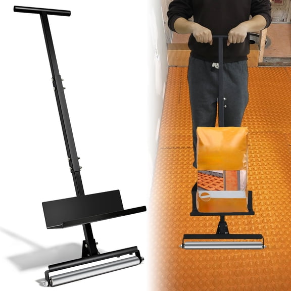 Embedding Roller for Ditra, for Vinyl/Carpet/Linoleum/Sheet/Cork Flooring Installation