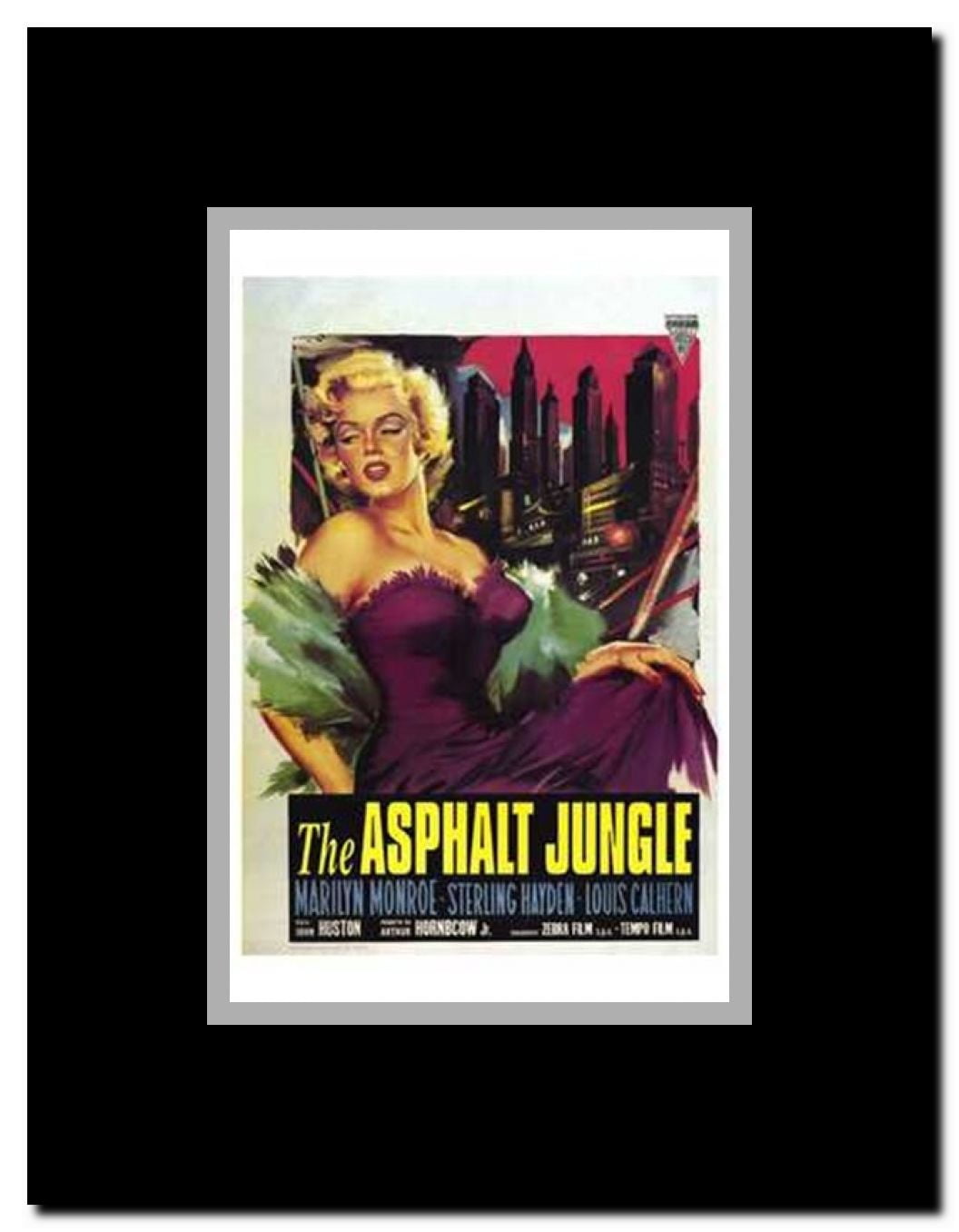 Asphalt Jungle c.1950 - style A Framed Movie Poster