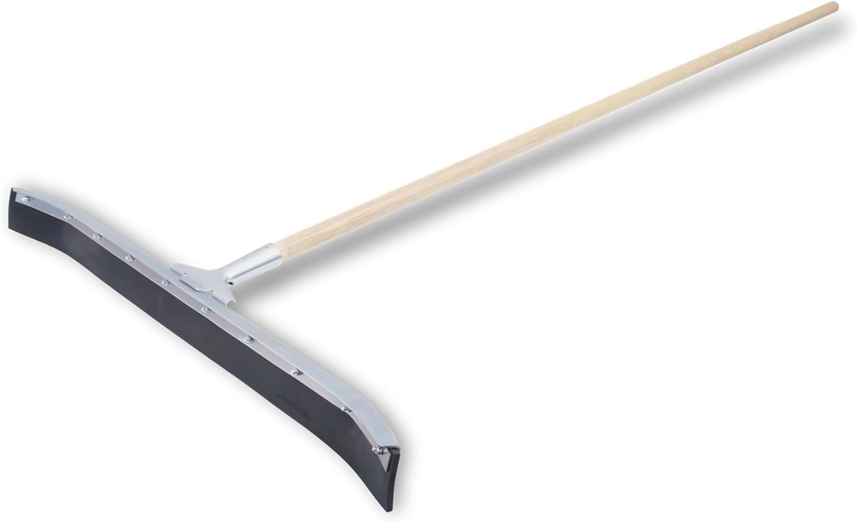 Asphalt Squeegee, 36 Inch Neoprene Curved Blade, 60 Inch Wood Handle