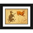 thumbnail image 1 of Aspin, Jehoshaphat 18x13 Black Ornate Wood Framed with Double Matting Museum Art Print Titled - Canis Major, Lepus, Columba Noachi and Cela Sculptoris, 1825, 1 of 4