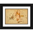 thumbnail image 1 of Aspin, Jehoshaphat 18x13 Black Ornate Wood Framed with Double Matting Museum Art Print Titled - Hercules and Corona Borealis, 1825, 1 of 4
