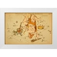 thumbnail image 1 of Aspin, Jehoshaphat 32x23 White Modern Wood Framed Museum Art Print Titled - Hercules and Corona Borealis, 1825, 1 of 4