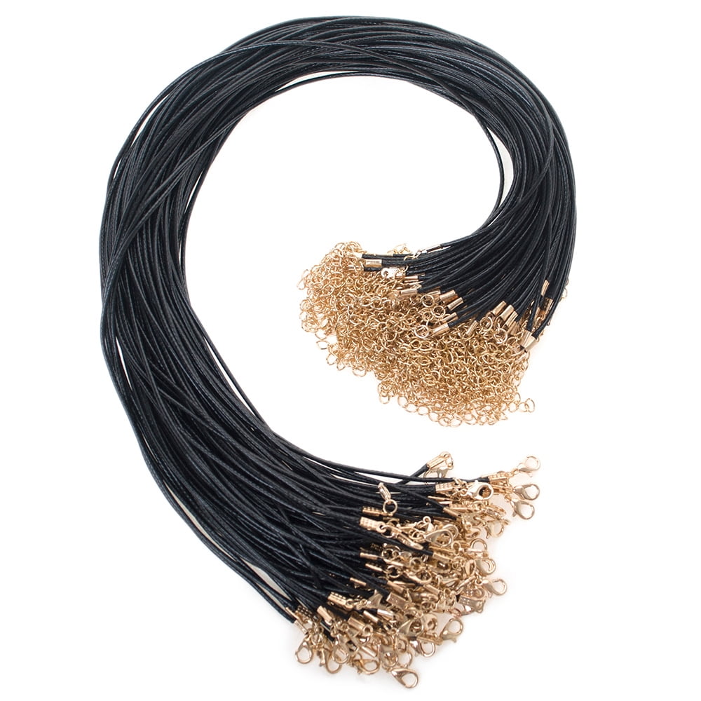 EXCEART 100pcs Mini Tassel Hat Leather for Jewelry Making Rock Jewelry  Making Kit Leather Necklace Cord with Clasp Leather Bracelet Making Kit  Leather