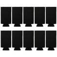 thumbnail image 1 of Aspire 120 Pcs Blank Neoprene Collapsible Slim Can Cooler Sleeve Fit 12oz Beer Slim Can Energy Drink, 1 of 4