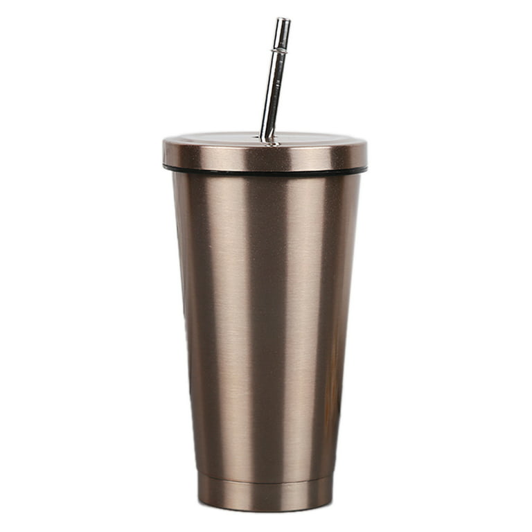Aspire 17 oz. Stainless Steel Tumbler with Lid and Straw, Double