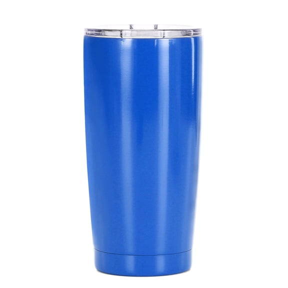 Aspire 20 Ounce Stainless Steel Tumbler, Double Walled Insulated Travel Cup with Splash Proof Lid, Keep Cold or Hot for Hours-Royal Blue
