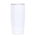 thumbnail image 1 of Muka 20 oz. Stainless Steel Tumbler with Resistant Lid, Double Walled Insulated Travel Mug, 7"H x 3.5"D-White-resistant lid, 1 of 9