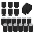thumbnail image 1 of Aspire 25 Pcs Neoprene Blank Can Cooler Sleeves, 12-16oz Sublimation Soft Reusable Regular Beverage Can Sleeves - Black, 1 of 7