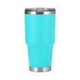 thumbnail image 1 of Muka 30 Ounce Stainless Steel Tumbler with Lid, Double Wall Vacuum Insulated Travel Tumbler, Powder Coated-MINT, 1 of 7