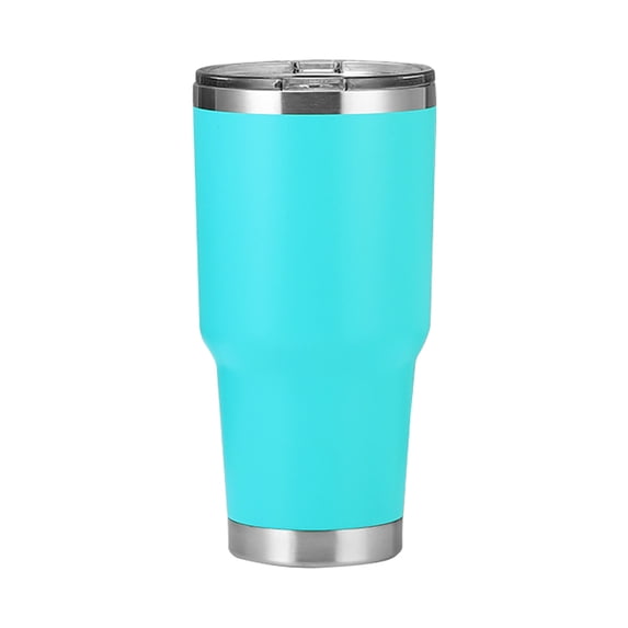 Muka 30 Ounce Stainless Steel Tumbler with Lid, Double Wall Vacuum Insulated Travel Tumbler, Powder Coated-MINT