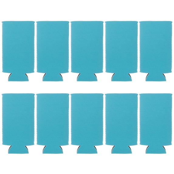 Aspire 30 Pcs Blank Neoprene Collapsible Slim Can Cooler Sleeves Fit 12oz Beer Slim Can Energy Drink