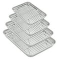 thumbnail image 1 of Aspire 4 Pcs Different Sizes Stainless Steel Baking Sheets and Racks Set, 1 of 6