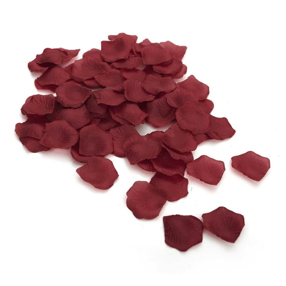 Aspire 4000 Pieces Silk Rose Petals, Artificial Flower Confetti for Wedding Party Gift Decoration Burgundy