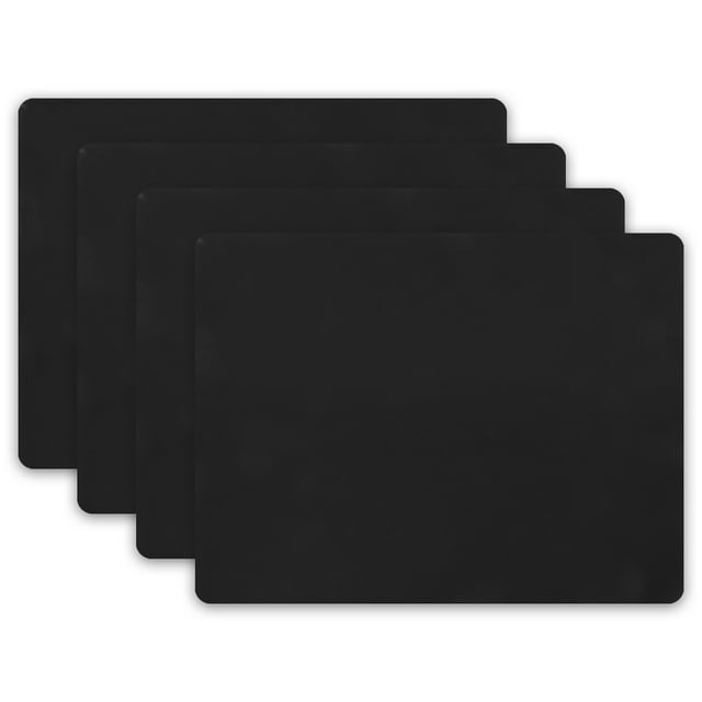 Aspire 4PCS Large Kitchen Flexible Silicone Placemats, Non-Slip, Heat ...