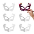 thumbnail image 1 of Aspire 72 Pcs Blank Paper Mache Mask for Halloween Costume Party, DIY White Mask Paintable Face for Dance Cosplay Party Accessories, 1 of 7