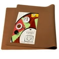 thumbnail image 1 of Aspire Extra-Large Thicken Non-slip Waterproof Silicone Placemats Flexible Table Mat 1 Piece-Coffee, 1 of 6
