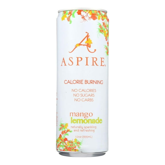 Aspire Healthy Energy Drinks Mango Lemonade Single Can 12 fl oz